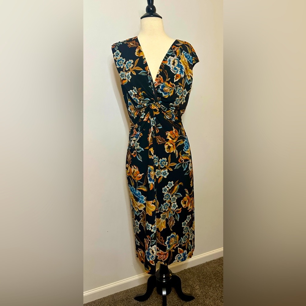 White House, Black Market floral dress size 10